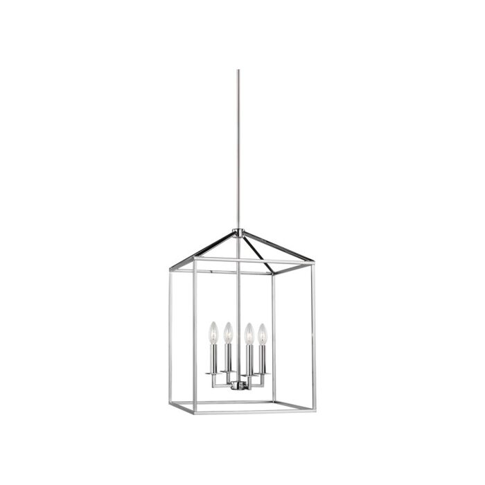 Sea Gull Perryton 4 Light Foyer Light in Chrome