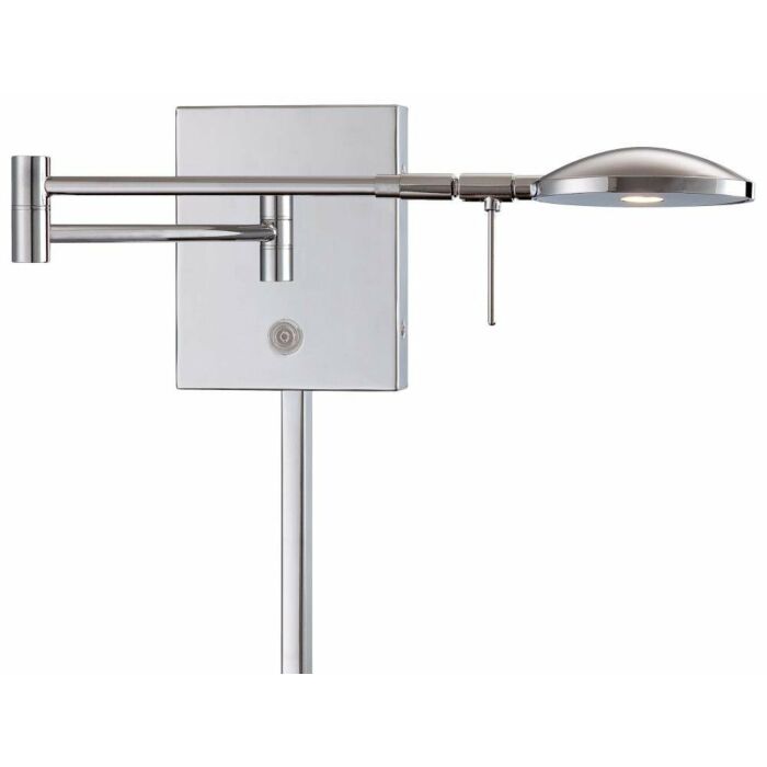 George Kovacs George's Reading Room 6 Inch Wall Lamp in Chrome