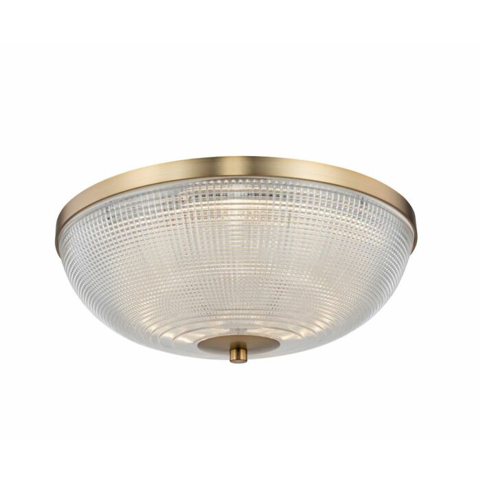 Kalco Portland Ceiling Light in Winter Brass