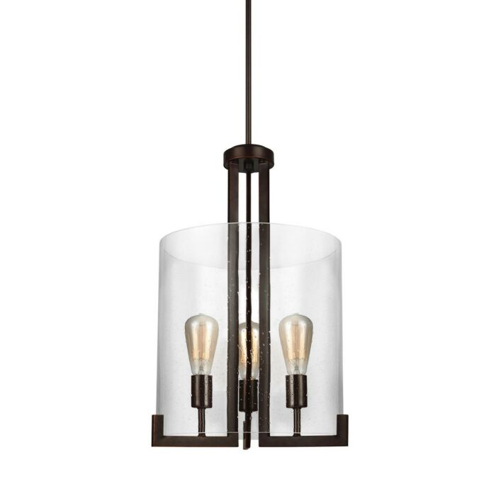 Sea Gull Dawes 3 Light Foyer Light in Bronze