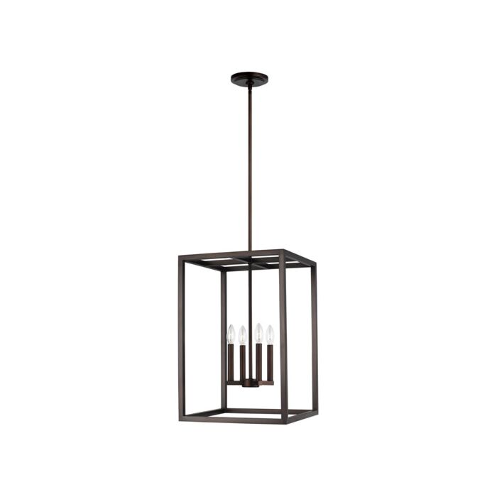 Sea Gull Moffet Street 4 Light Foyer Light in Bronze