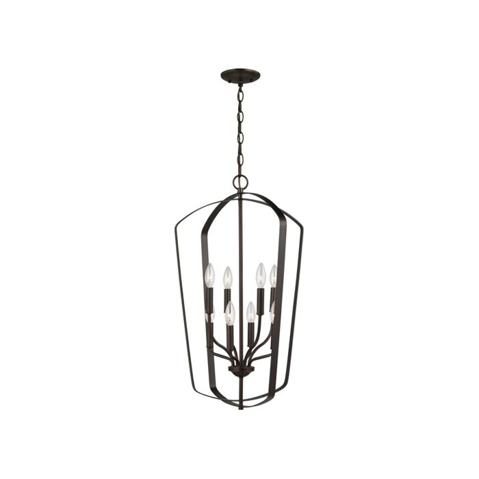 Sea Gull Romee 8 Light Foyer Light in Bronze