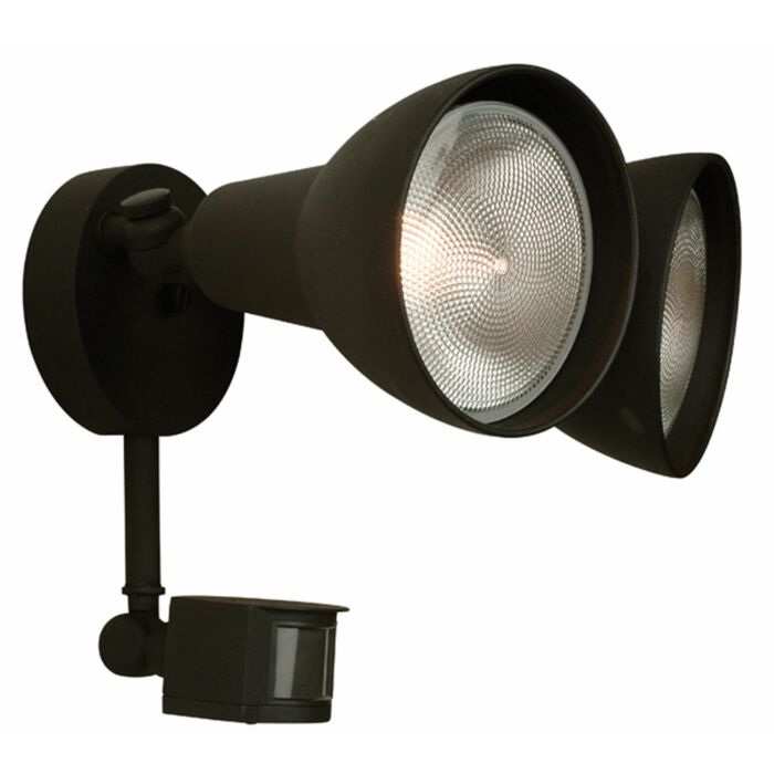Two Light Covered Flood with Motion Sensor by Craftmade