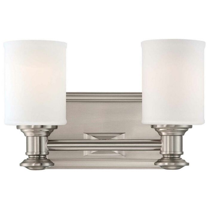 Minka Lavery Harbour Point Bathroom Vanity Light in Brushed Nickel