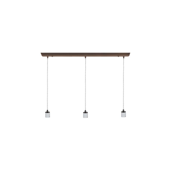 Access Trinity 3 Light 24 Inch Pendant Light in Oil Rubbed Bronze