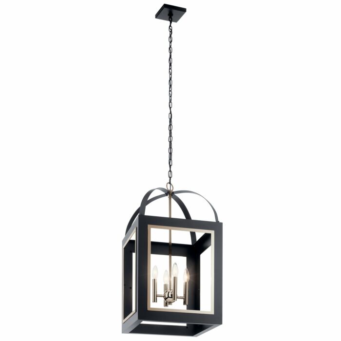 Kichler Vath 4 Light 16 Inch Pendant Light in Black