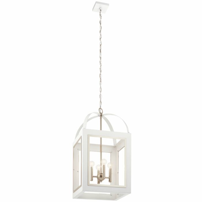 Kichler Vath 4 Light 16 Inch Pendant Light in White