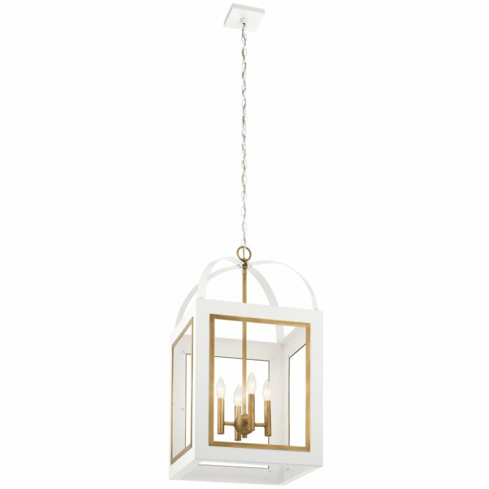 Kichler Vath 4 Light 16 Inch Pendant Light in White