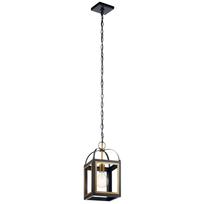 Kichler Vath 8 Inch Pendant Light in Black