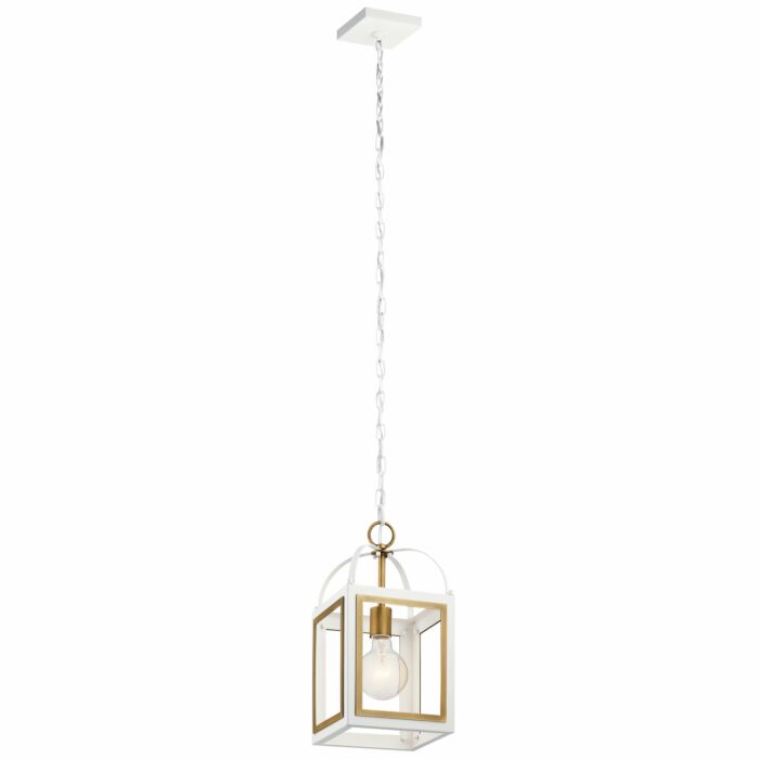Kichler Vath 8 Inch Pendant Light in White