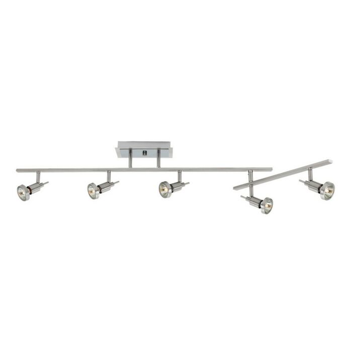 Access Lighting Viper 5 Light Semi Flush in Brushed Steel