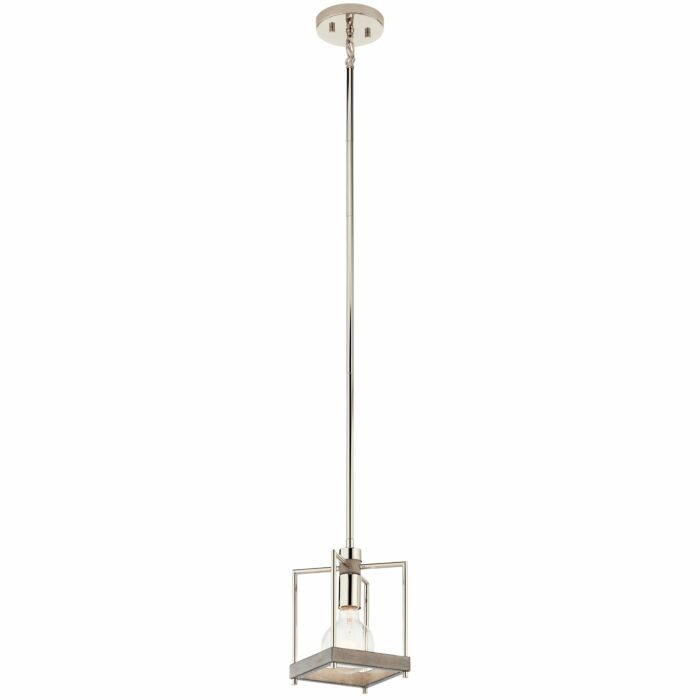 Kichler Tanis 6 Inch Pendant Light in Distressed Antique Gray