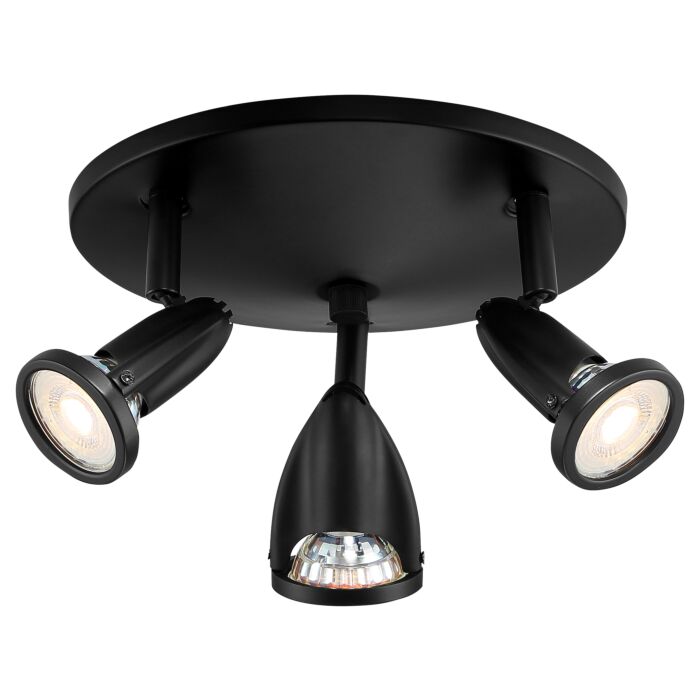 Access Cobra 3 Light Track Lighting in Black