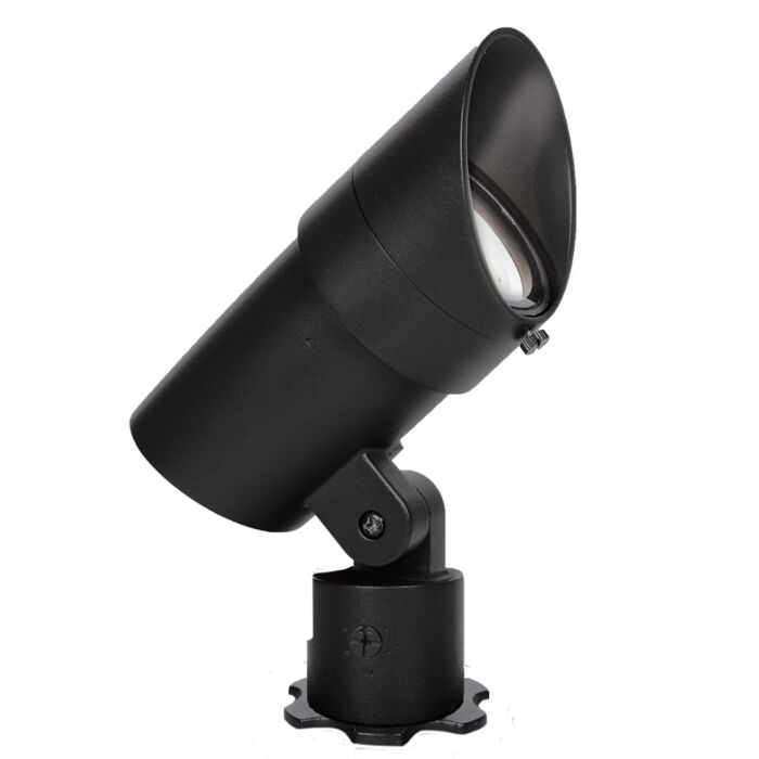 WAC LED 12V Mini Accent Light Adjustable Beam and Output 4000K in Black