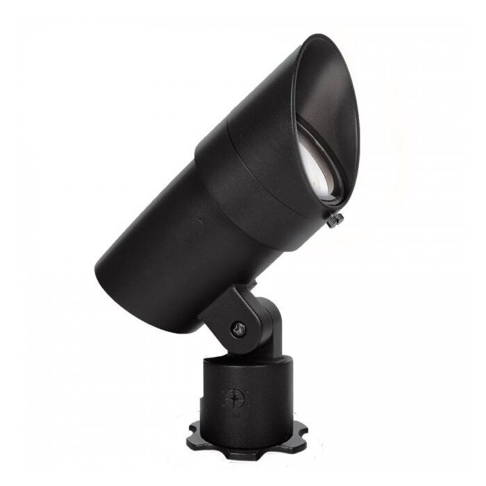 WAC LED 120V Large Accent Light Adjustable Beam and Output 4000K in Black
