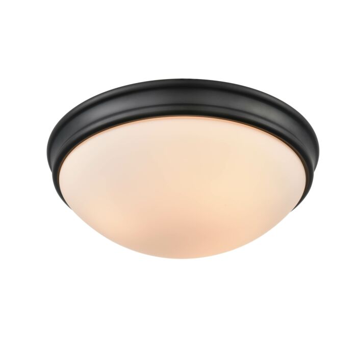 Millennium 3 Light Ceiling Light in Matte Black