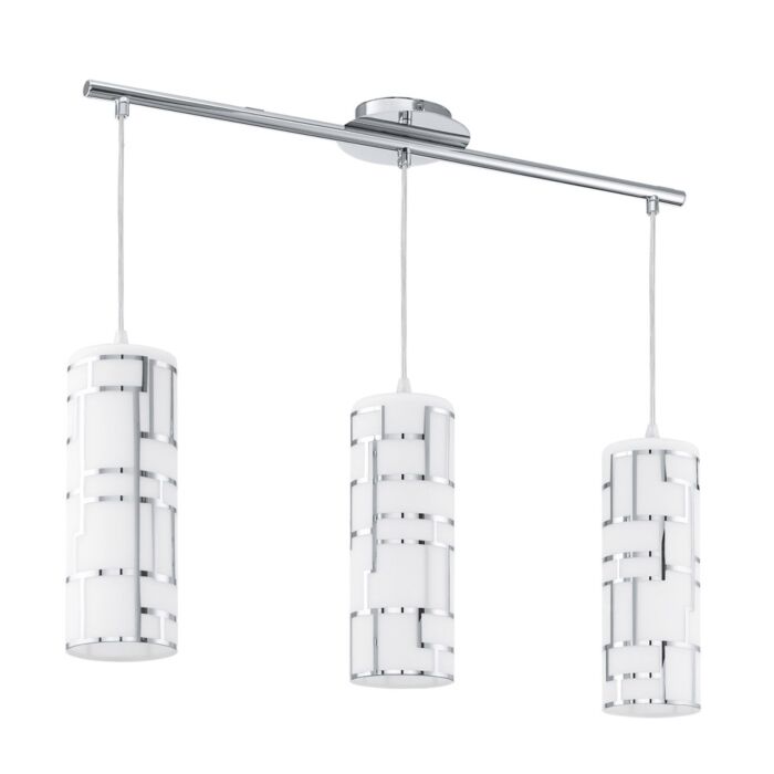 Bayman 3-Light Pendant in Chrome