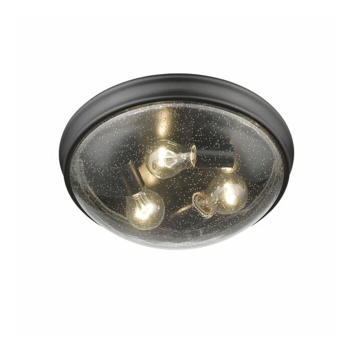 Millennium Lighting 3 Light Ceiling Light in Matte Black
