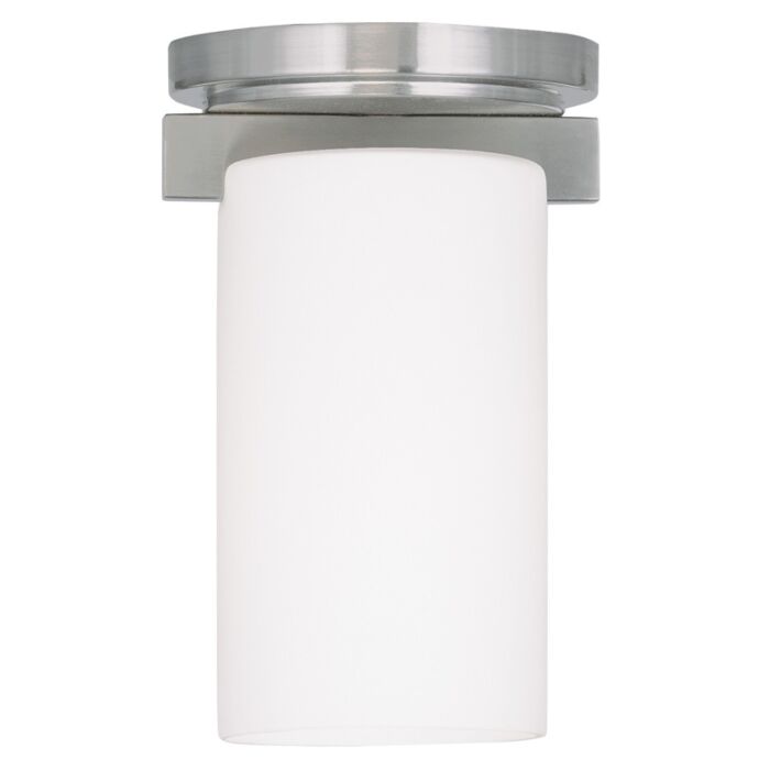 Astoria 1-Light Ceiling Mount in Brushed Nickel