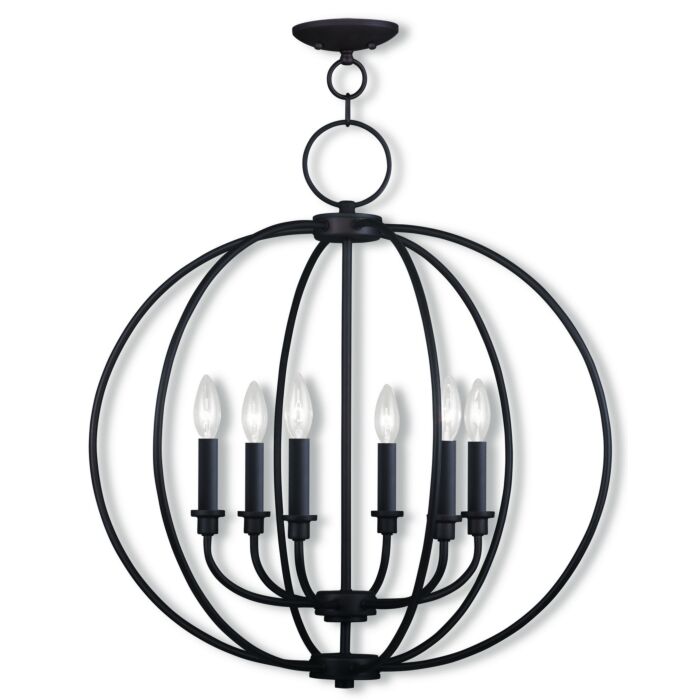 Milania 6-Light Chandelier in Bronze
