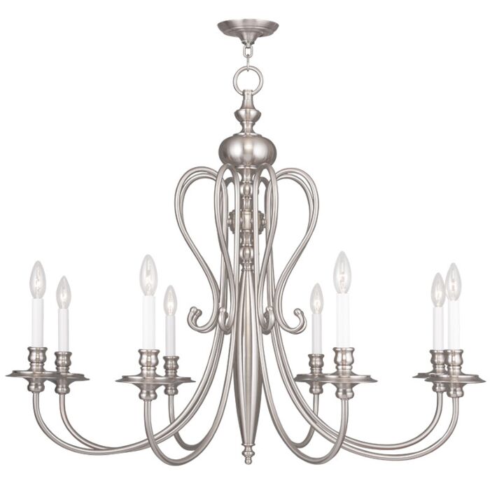 Caldwell 8-Light Chandelier in Brushed Nickel