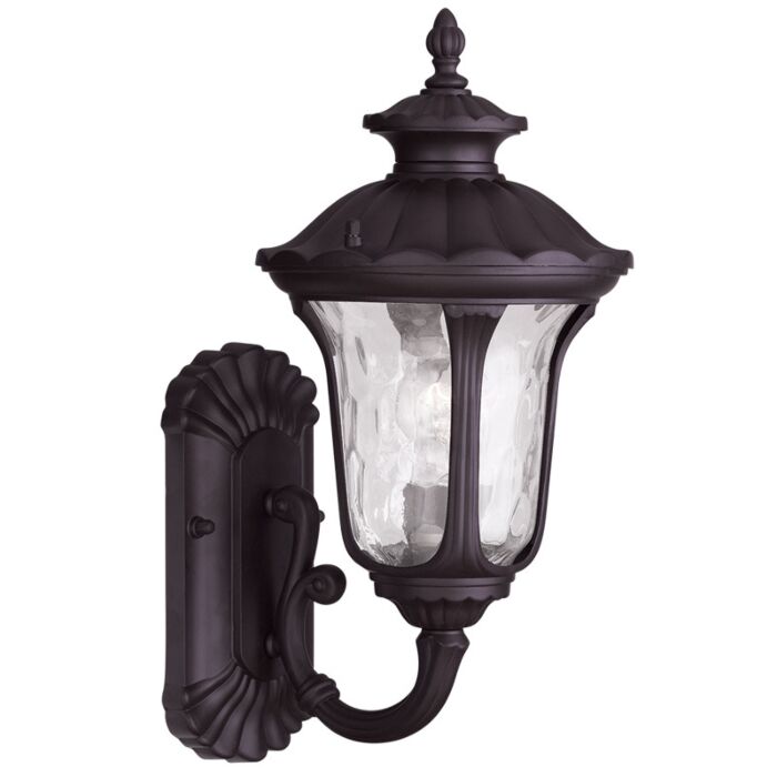 Oxford 1-Light Outdoor Wall Lantern in Bronze