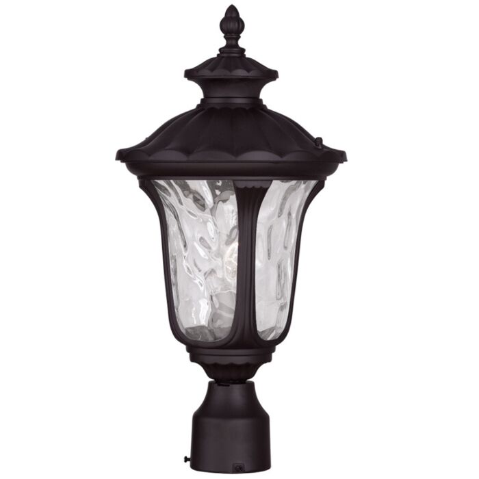 Oxford 1-Light Outdoor Post-Top Lanterm in Bronze
