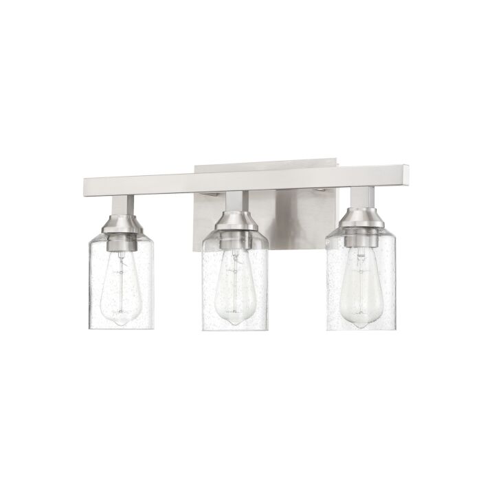 Craftmade Chicago 3 Light Chandelier in Brushed Polished Nickel