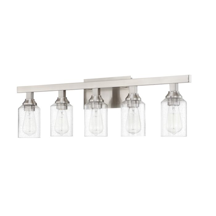Craftmade Chicago 5 Light Chandelier in Brushed Polished Nickel