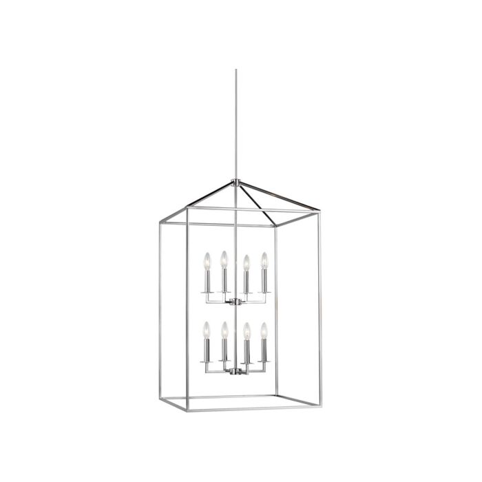 Sea Gull Perryton 8 Light Foyer Light in Chrome