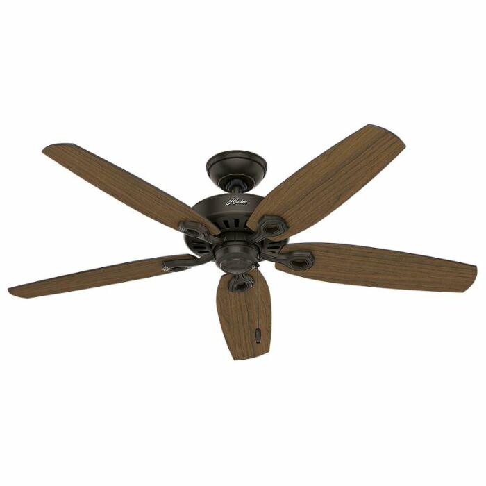 Hunter Builder Elite 52 Inch Indoor/Outdoor Ceiling Fan in New Bronze