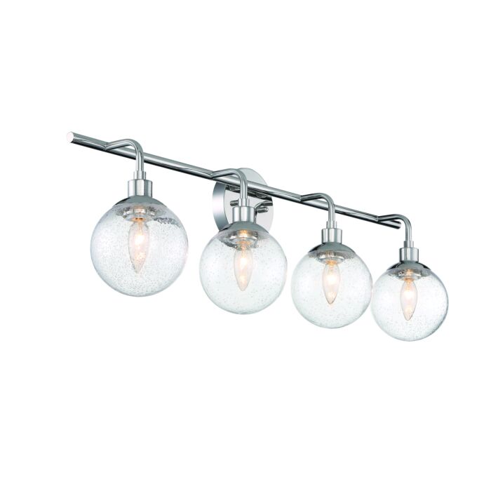 Craftmade Que 4 Light Wall Sconce in Chrome