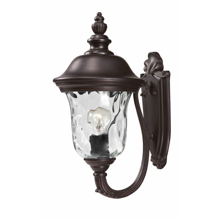 Z Lite Armstrong 1 Light Outdoor Wall Sconce In Bronze
