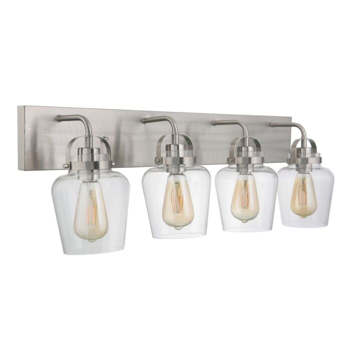 Craftmade Trystan 4 Light Wall Sconce in Brushed Polished Nickel