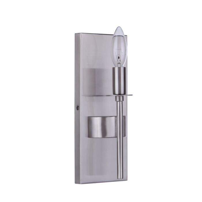 Craftmade Larrson Wall Sconce in Brushed Polished Nickel