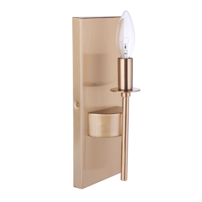 Craftmade Larrson Wall Sconce in Satin Brass