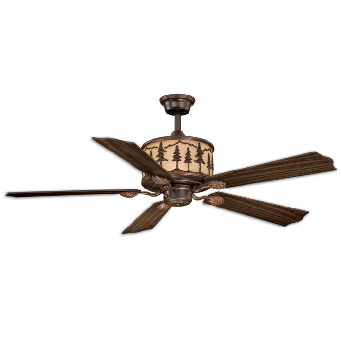 Yosemite 4-Light 56" Hanging Ceiling Fan in Burnished Bronze
