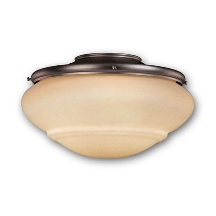 Fan Light Kit 2-Light Fan Light Kit in Noble Bronze