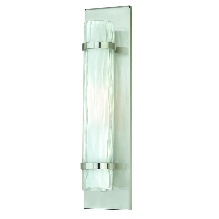 Vilo 1-Light Wall Sconce in Satin Nickel