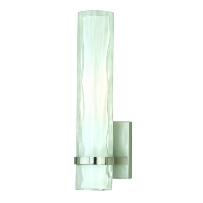 Vilo 1-Light Bathroom Vanity Light in Satin Nickel