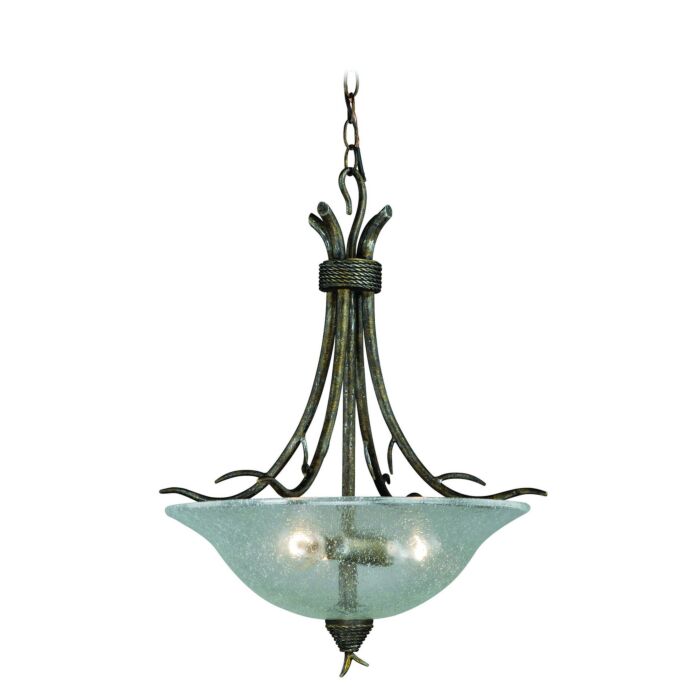 Monterey 3-Light Pendant in Autumn Patina