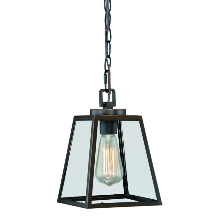 Grant 1-Light Mini Pendant in Burnished Bronze