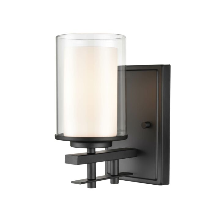 Millennium Wall Sconce in Matte Black
