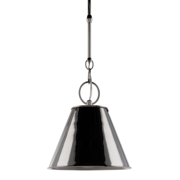 Hudson Valley Altamont 12 Inch Pendant Light in Polished Nickel