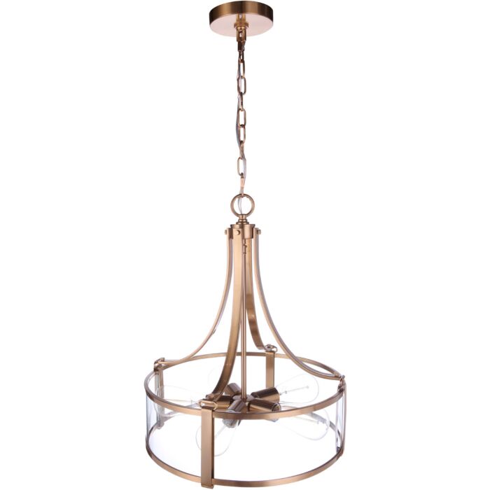 Craftmade Elliot 5 Light Pendant Light in Satin Brass