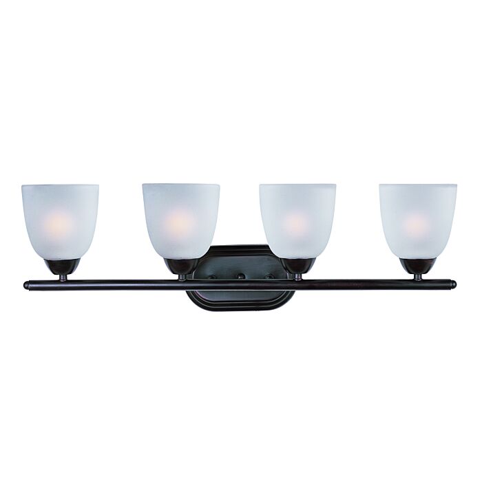 Axis 4-Light Bathroom Vanity Light in Oil Rubbed Bronze