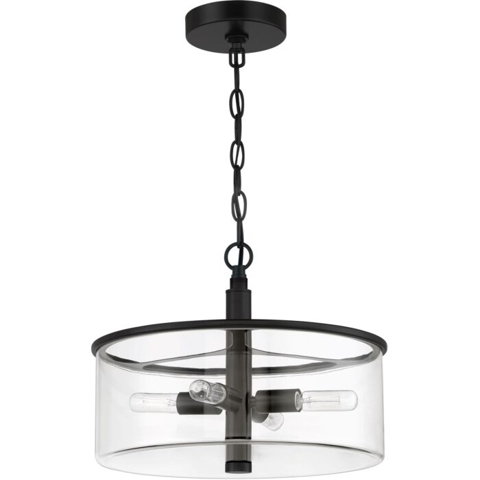 Craftmade Hailie 4 Light Ceiling Light in Flat Black