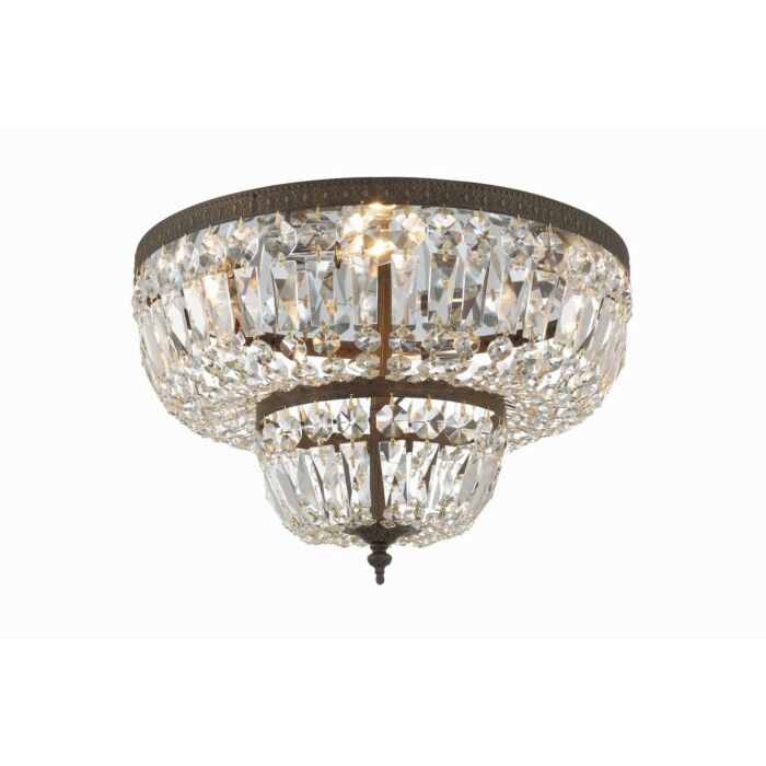 Four Light Flush Mount by Crystorama