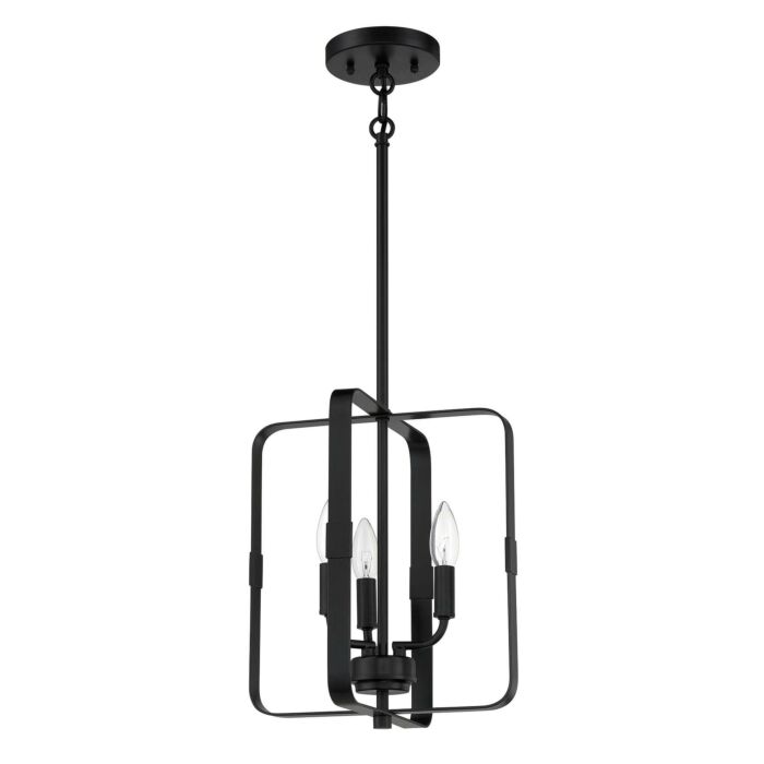 Craftmade Stowe 3 Light Foyer Light in Flat Black
