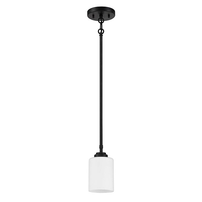 Craftmade Stowe Mini Pendant in Flat Black